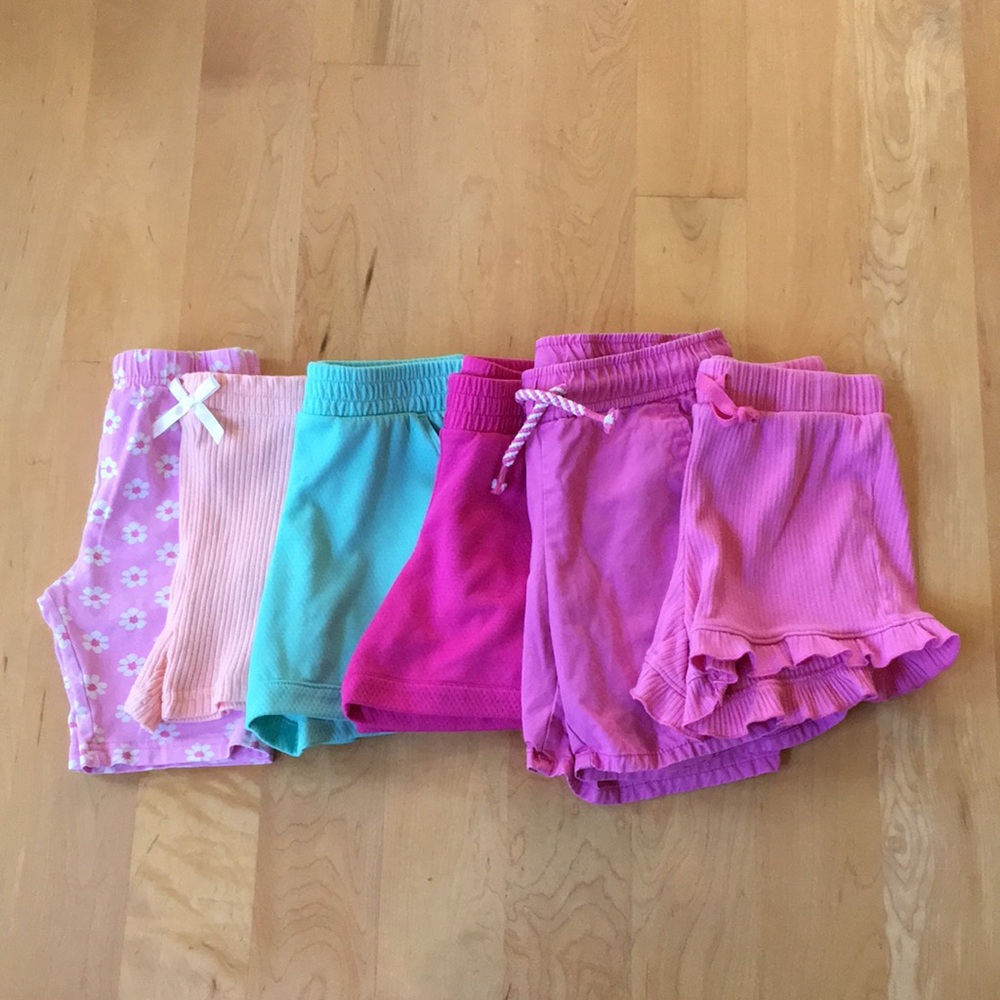 6 Pairs Of Girls Shorts Bundle 6 / 6X